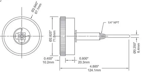 2.5" Extension Back Connection
