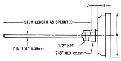 Bi-Metal Thermometer